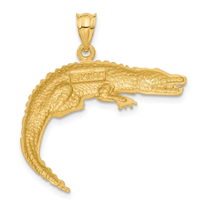 Goldia PreStyled Sets 14k Yellow Gold Alligator Pendant