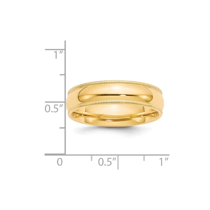 Goldia Rings Solid 18K Yellow Gold 6mm Milgrain Comfort Wedding MensWomens Wedding Band Ring Size 85 Goldia Rings Solid 18K Yellow Gold 6mm Milgrain Comfort Wedding MensWomens Wedding Band Ring Size 85