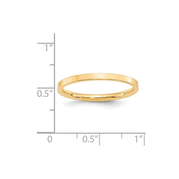 Goldia Solid 18K Yellow Gold 2mm Standard Flat Comfort Fit MensWomens Wedding Band Ring Size 5 Rings Goldia Solid 18K Yellow Gold 2mm Standard Flat Comfort Fit MensWomens Wedding Band Ring Size 5 Rings
