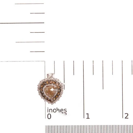 Original Haus of Brilliance 14K White Gold 3 34 Cttw Fancy Color Rose Cut Trillion Shaped Triple Halo Stud Earring Fancy Color I2I3 Clarity JMS always Earrings