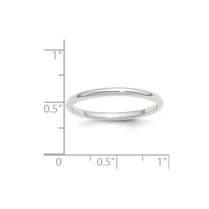Solid 18K White Gold 2mm Standard Comfort Fit MensWomens Wedding Band Ring Size 45 Goldia Rings Solid 18K White Gold 2mm Standard Comfort Fit MensWomens Wedding Band Ring Size 45 Goldia Rings