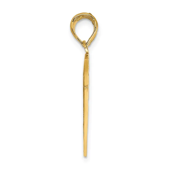 Charm Necklaces 14k FOREVER AND EVER BreakApart Heart Charm TreasureFineJewelers