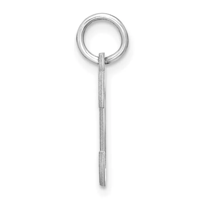 Necklaces TreasureFineJewelers 14k White Gold Letter C Initial Pendant