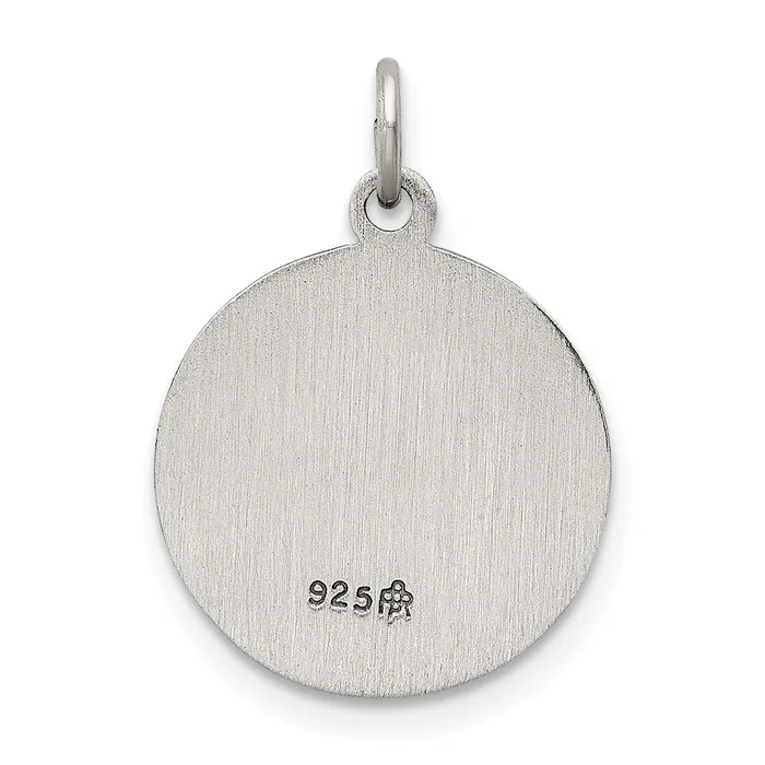 Rings TreasureFineJewelers Sterling Silver Antiqued Saint John Medal