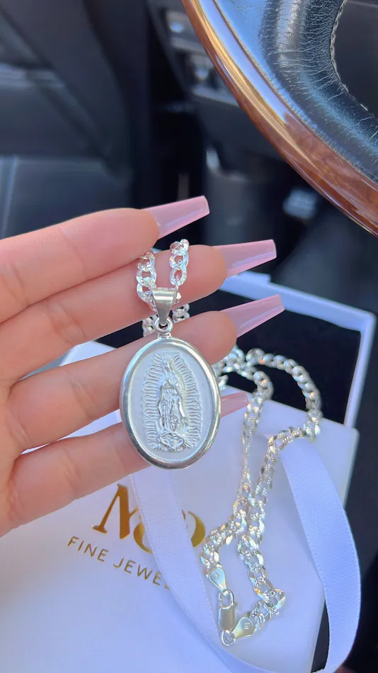 Virgen de Guadalupe Mens Necklace MP Jewelry Necklaces