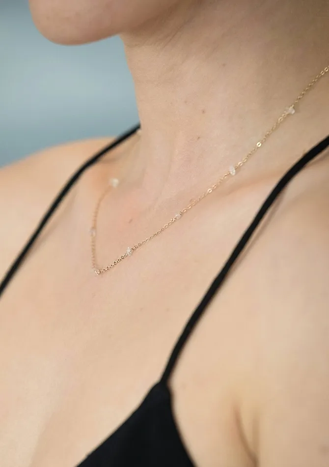 Necklaces Herkimer Diamonds Necklace ERIJEWELRY