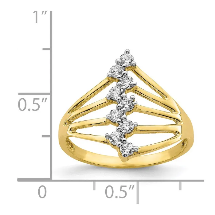 10K CZ 9Stone RingWBC10C1387 WB Choice Jewelry Rings 10K CZ 9Stone RingWBC10C1387 WB Choice Jewelry Rings