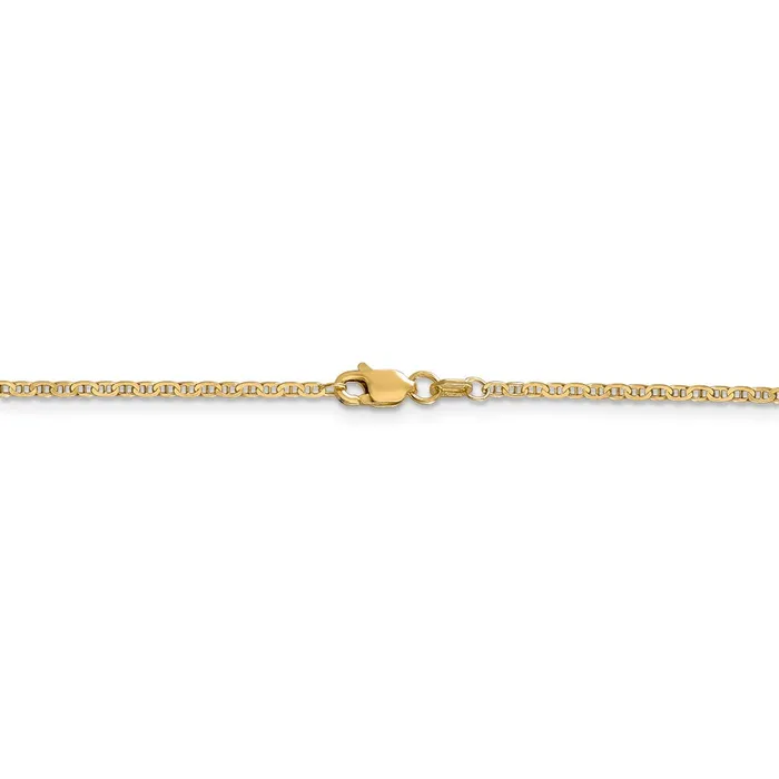 14k 15mm Lightweight Flat Anchor Link Pendant ChainWBCPEN5020 WB Choice Jewelry Necklaces