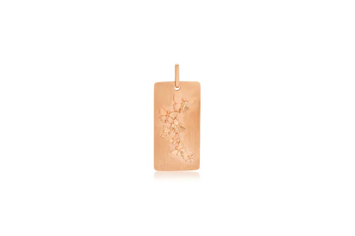Charm Necklaces Shylee Rose Jewelry Butterfly Dog Tag Charm