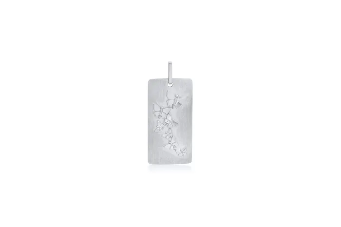 Charm Necklaces Shylee Rose Jewelry Butterfly Dog Tag Charm