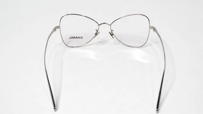 Earrings Vintage by Misty Chanel 2019 SilverTone Metal Frame Butterfly Style Eye Glasses