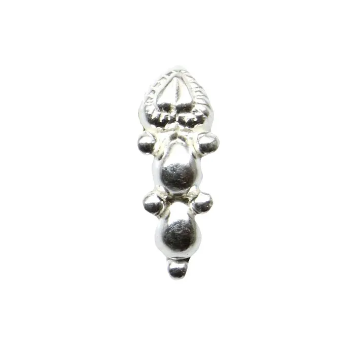 Karizma Jewels Rings Sterling Silver nose stud Body Piercing Jewelry Indian Nose ring Push Pin