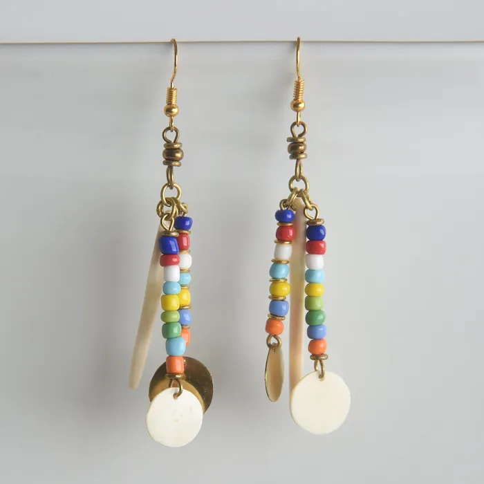 Rangi Kioo Rainbow Glass Earrings projecthavehope2 Earrings