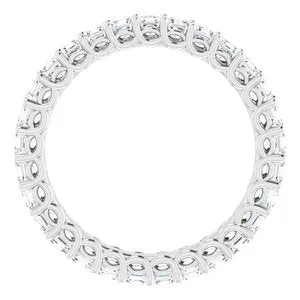Rings WB Choice Jewelry 14K White 1 12 CTW Diamond Eternity Band 12359360061PSTWBC Rings WB Choice Jewelry 14K White 1 12 CTW Diamond Eternity Band 12359360061PSTWBC
