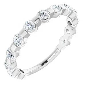 Rings WB Choice Jewelry 14K White 34 CTW Diamond Anniversary Band123208609PSTWBC