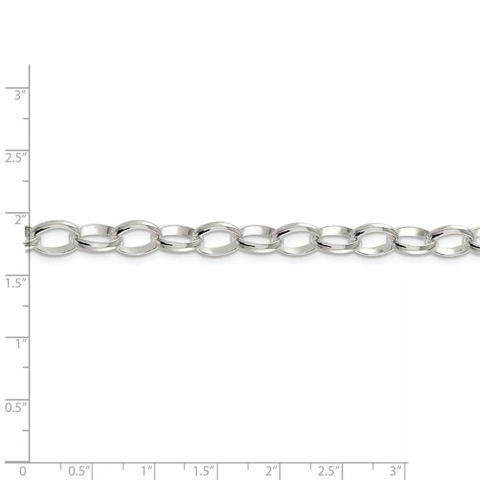 Rings WB Choice Jewelry Sterling Silver 8mm Fancy Rolo ChainWBCQFC8924 Rings WB Choice Jewelry Sterling Silver 8mm Fancy Rolo ChainWBCQFC8924