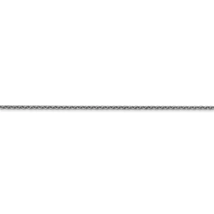 WB Choice Jewelry Rings 14k WG 14mm Round Open Link Cable ChainWBCPEN13720 WB Choice Jewelry Rings 14k WG 14mm Round Open Link Cable ChainWBCPEN13720