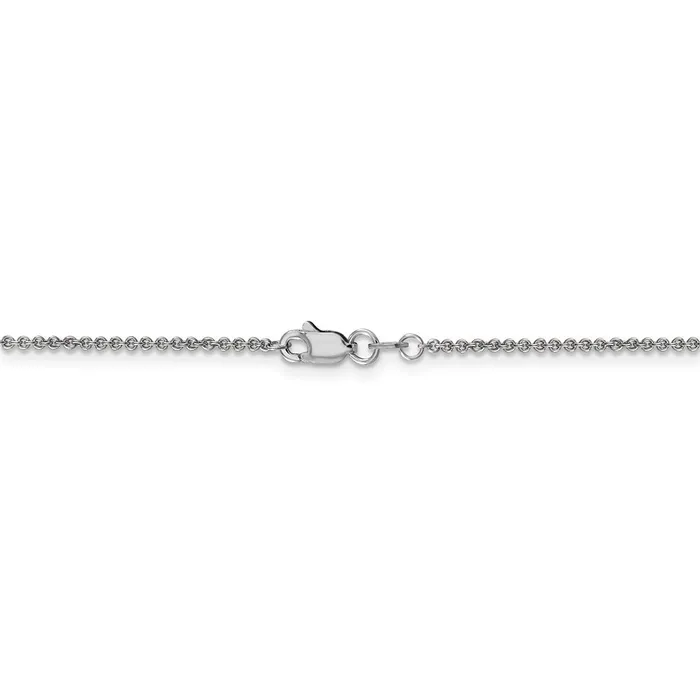 WB Choice Jewelry Rings 14k WG 14mm Round Open Link Cable ChainWBCPEN13720 WB Choice Jewelry Rings 14k WG 14mm Round Open Link Cable ChainWBCPEN13720