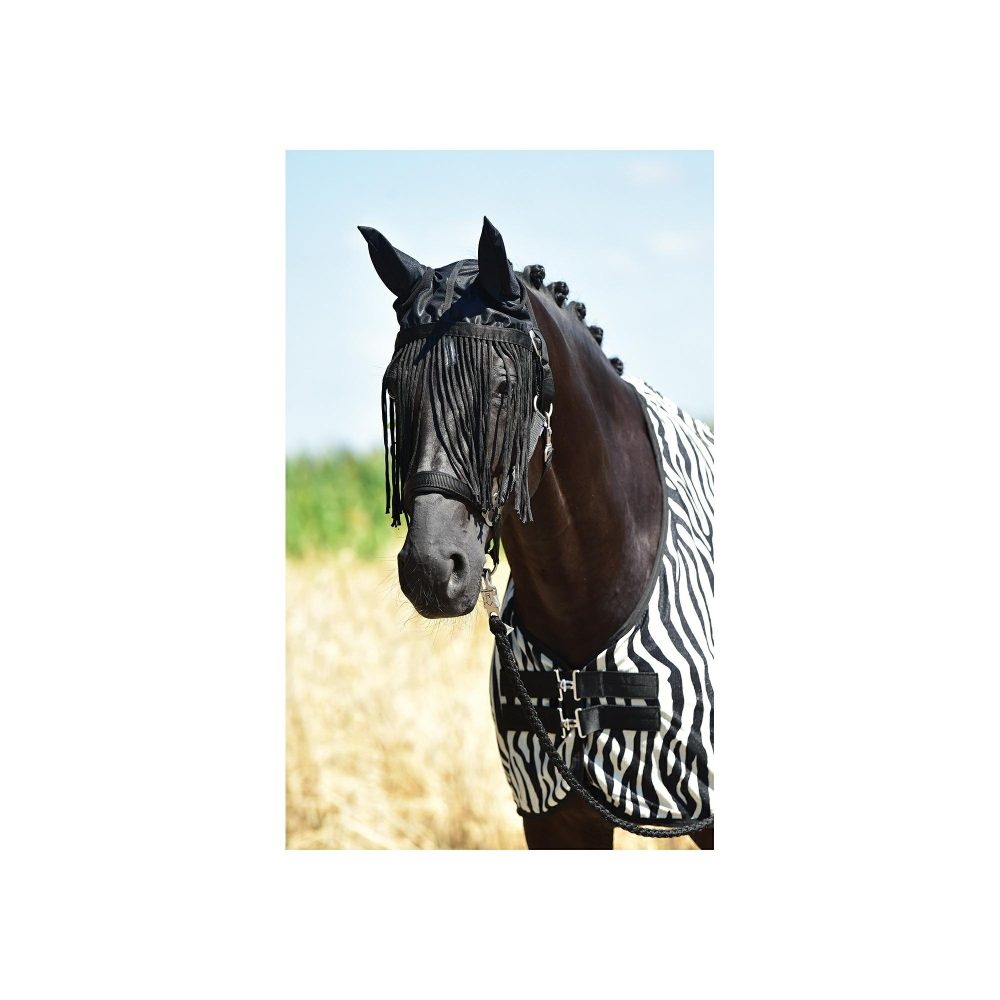 Fly Hats |   Fly Protector Fly Hat Fly Control For Horses black