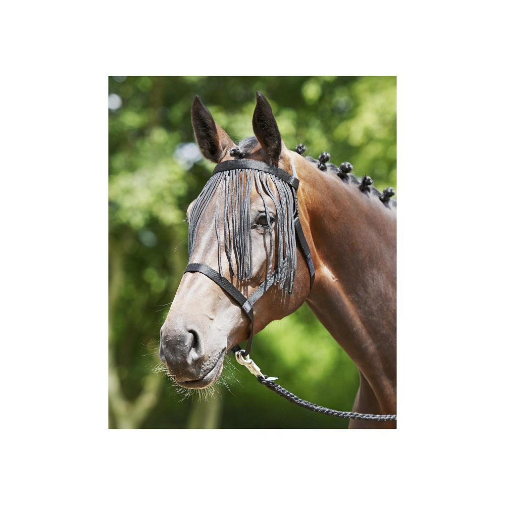 Halters |   Weide-Fransen Headcollar Fly Control For Horses black