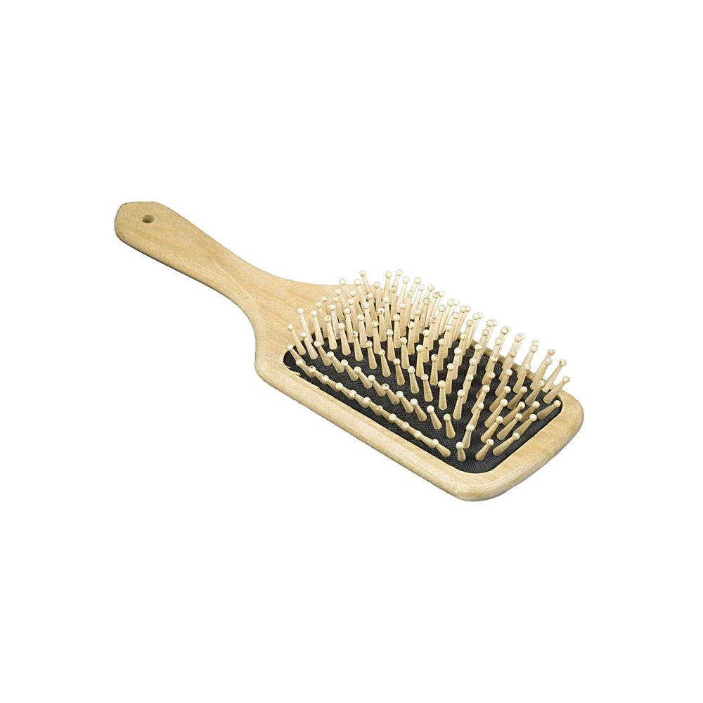 Horse Care |   Antistatic Mane And Tail Wood Handle Brush Horse Horse Care